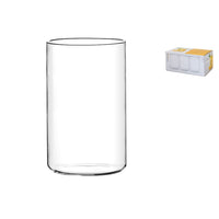 55 cl - H&H Fusion Vaso para bebidas de vidrio borosilicato - Set de 6 pz