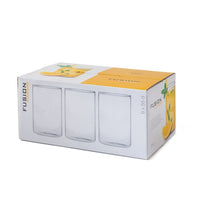 55 cl - H&H Fusion Vaso para bebidas de vidrio borosilicato - Set de 6 pz