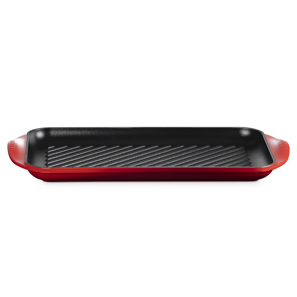 40x25 cm - Le Creuset Grill Parrilla Rectangular Extragrande De Hierro Fundido