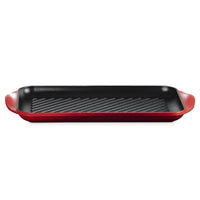 40x25 cm - Le Creuset Grill Parrilla Rectangular Extragrande De Hierro Fundido