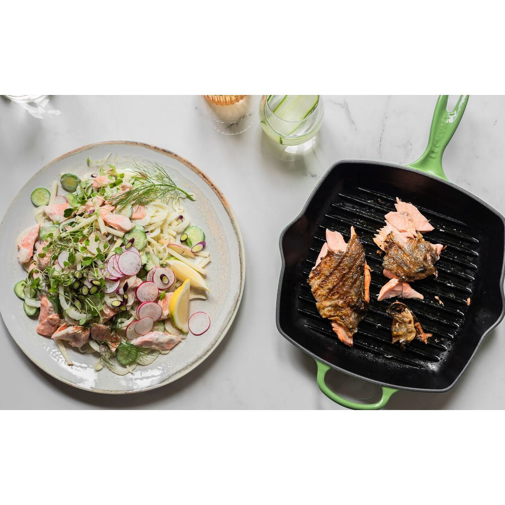 26 cm - Le Creuset Evolution quadratische Grillpfanne aus glasiertem Gusseisen