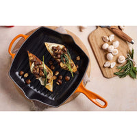 26 cm - Le Creuset Evolution quadratische Grillpfanne aus glasiertem Gusseisen