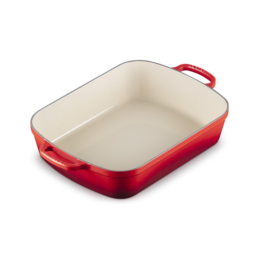 37x29 cm - Le Creuset Evolution Pirofila Rettangolare In Ghisa Vetrificata