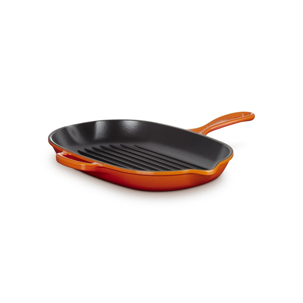 32 cm - Le Creuset Evolution ovale grillpan van geëmailleerd gietijzer