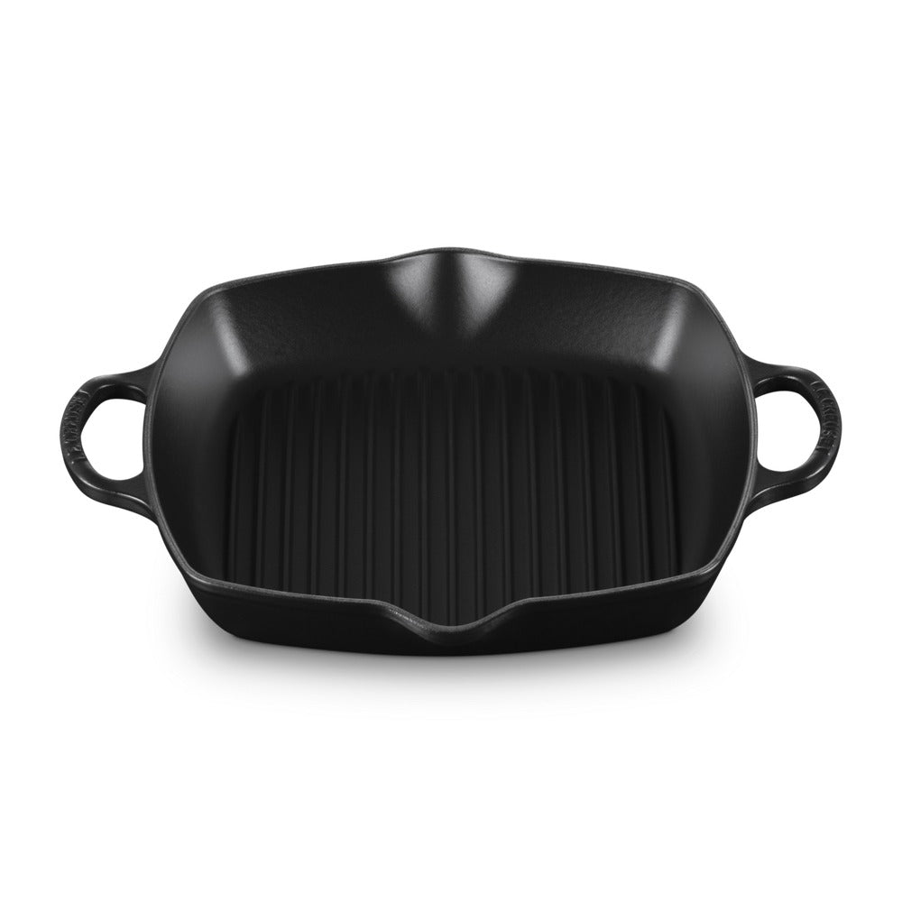 30 cm - Le Creuset Evolution Plancha grill carrée profonde en fonte émaillée