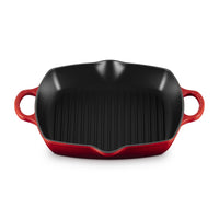 30 cm - Le Creuset Evolution Plancha grill carrée profonde en fonte émaillée