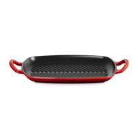 30x27 cm - Le Creuset Evolution Deep Rectangular Grill Griddle in Enameled Cast Iron