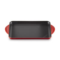 32x22 cm - Le Creuset Tradition Grill Bistecchiera Rettangolare Liscio In Ghisa Vetrificata