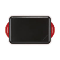 32x22 cm - Le Creuset Tradition Grill Bistecchiera Rettangolare Liscio In Ghisa Vetrificata