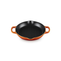 25 cm - Le Creuset Evolution sartén parrilla cuadrada profunda en hierro fundido vitrificado