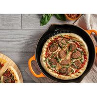 25 cm - Le Creuset Evolution sartén parrilla cuadrada profunda en hierro fundido vitrificado