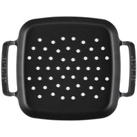 30x30 cm - Le Creuset BBQ Outdoor Gril Carré Perforé En Fonte
