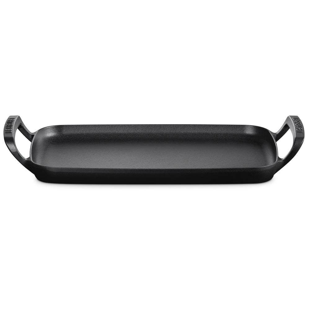 40x26 cm - Le Creuset BBQ Outdoor Plancha Rectangular Lisa En Hierro Fundido