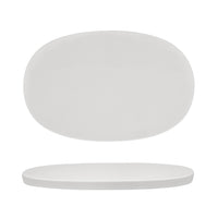 28.6x18.6 cm - Essentia 50's Era Piatto Presentazione Vassoio In Porcellana Set 4 Pz
