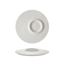 25.7 cm - Essentia Moon Gedecoreerd presentatiebord in porselein Set 4 st