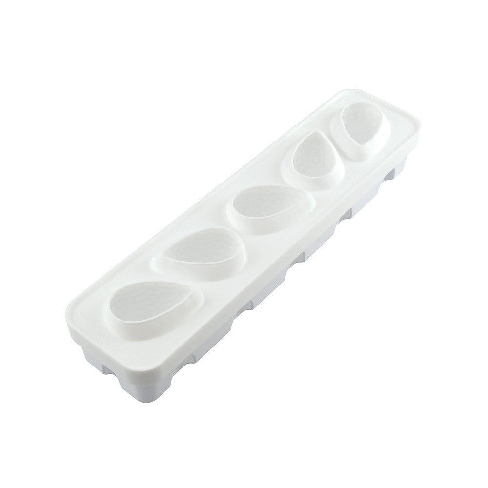 5 Formen - Silikomart Fragola 120 Realistische Frucht-Dessertform aus Silikon Ausstecher Inklusive
