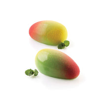 6 Cavities - Silikomart Mango 130 Realistic Fruit Pastry Mold in Silicone Cutter Included