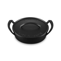 28 cm - Le Creuset BBQ Outdoor Ronde Lage Braadpan in Geëmailleerd Gietijzer