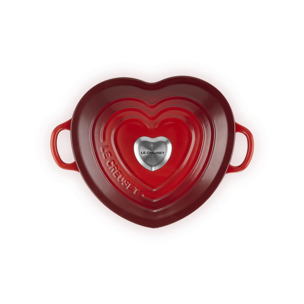20 cm - Le Creuset Tradition Cuore cacerola en hierro fundido vitrificado
