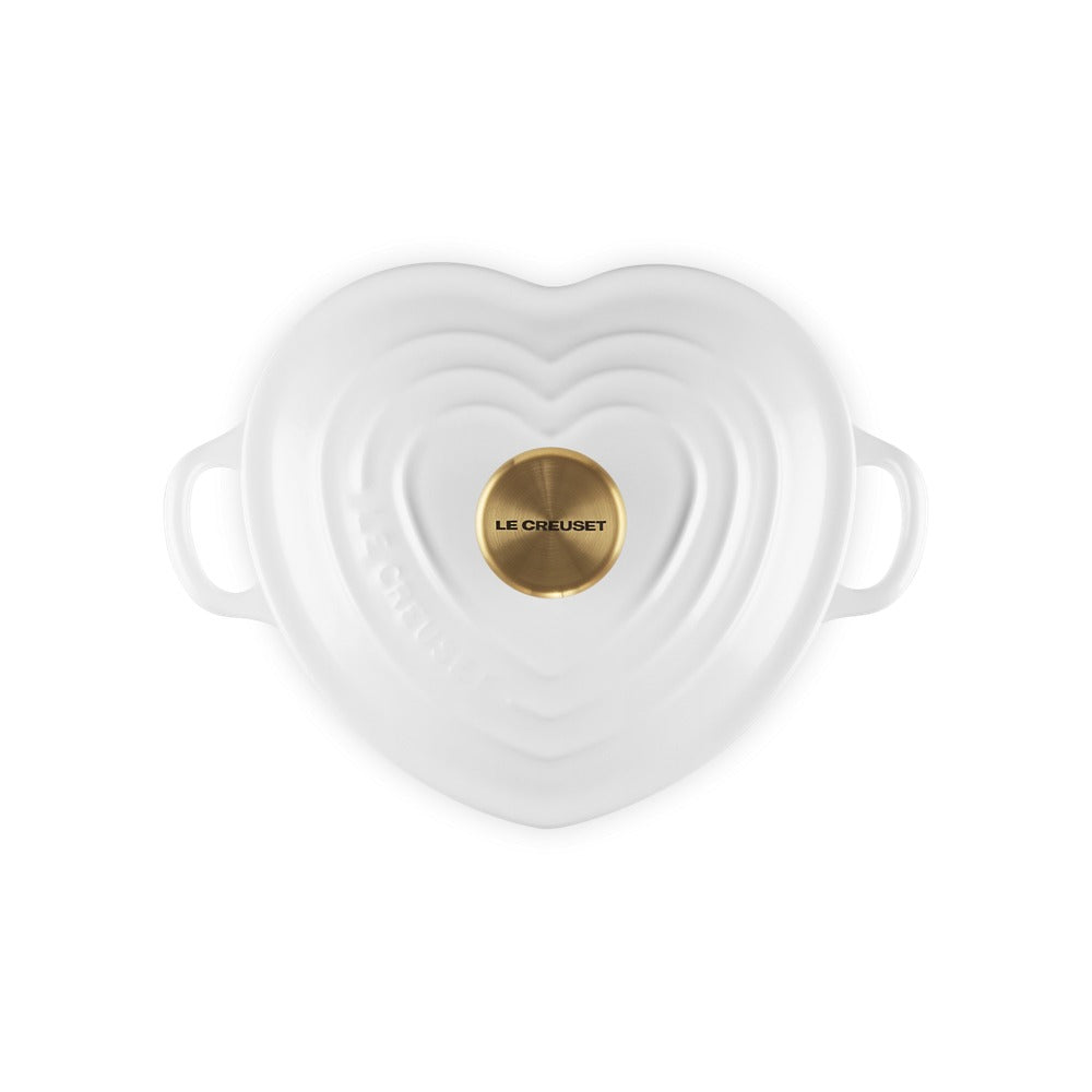 20 cm - Le Creuset Tradition Cuore sauteuse basse en fonte vitrifiée