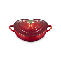 20 cm - Le Creuset Tradition Cuore sauteuse basse en fonte vitrifiée
