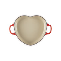 20 cm - Le Creuset Tradition Cuore sauteuse basse en fonte vitrifiée