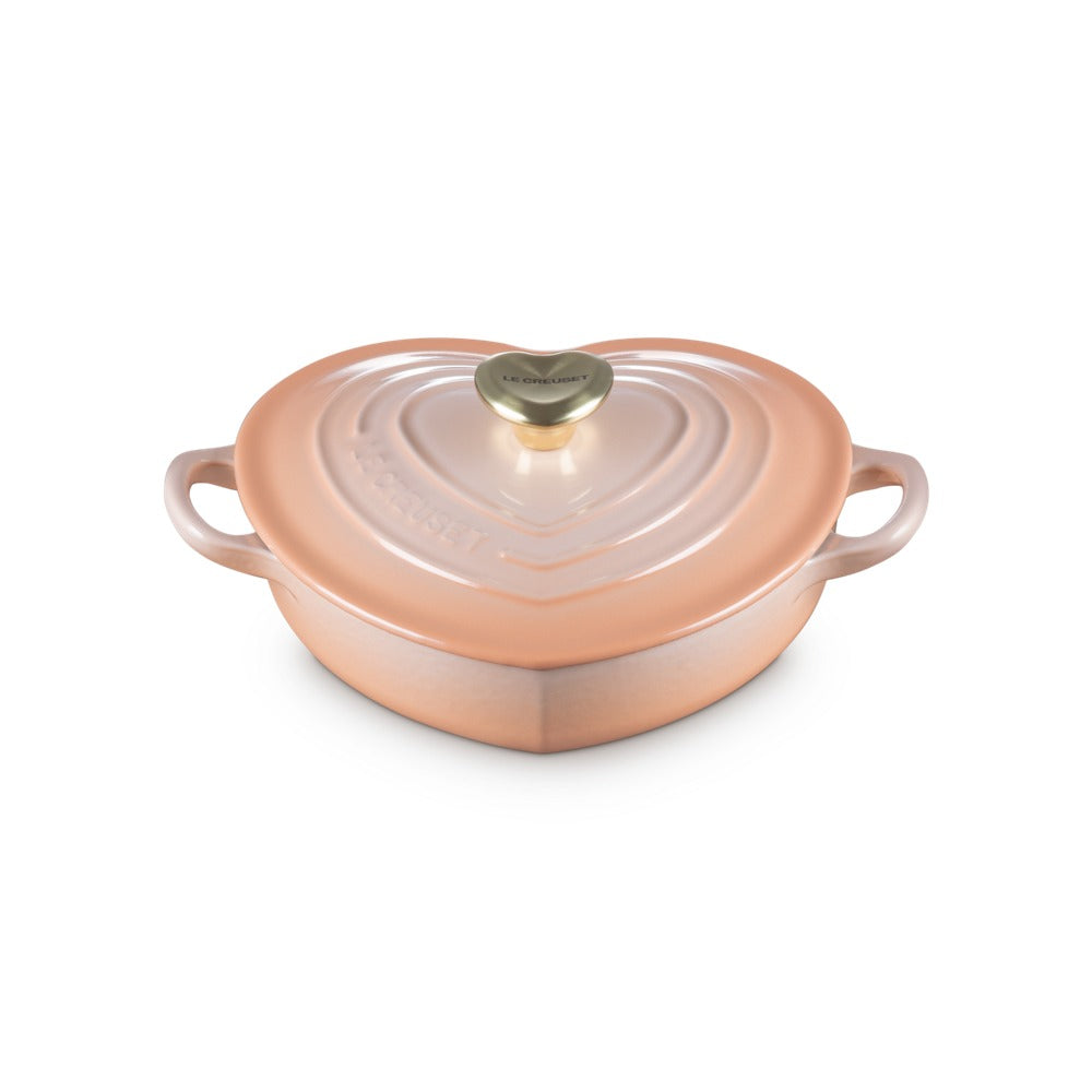 20 cm - Le Creuset Tradition Cuore sauteuse basse en fonte vitrifiée
