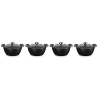 11 cm - Le Creuset Gourmand Mini Cocotte Con Tapa Set de 4 Pzas