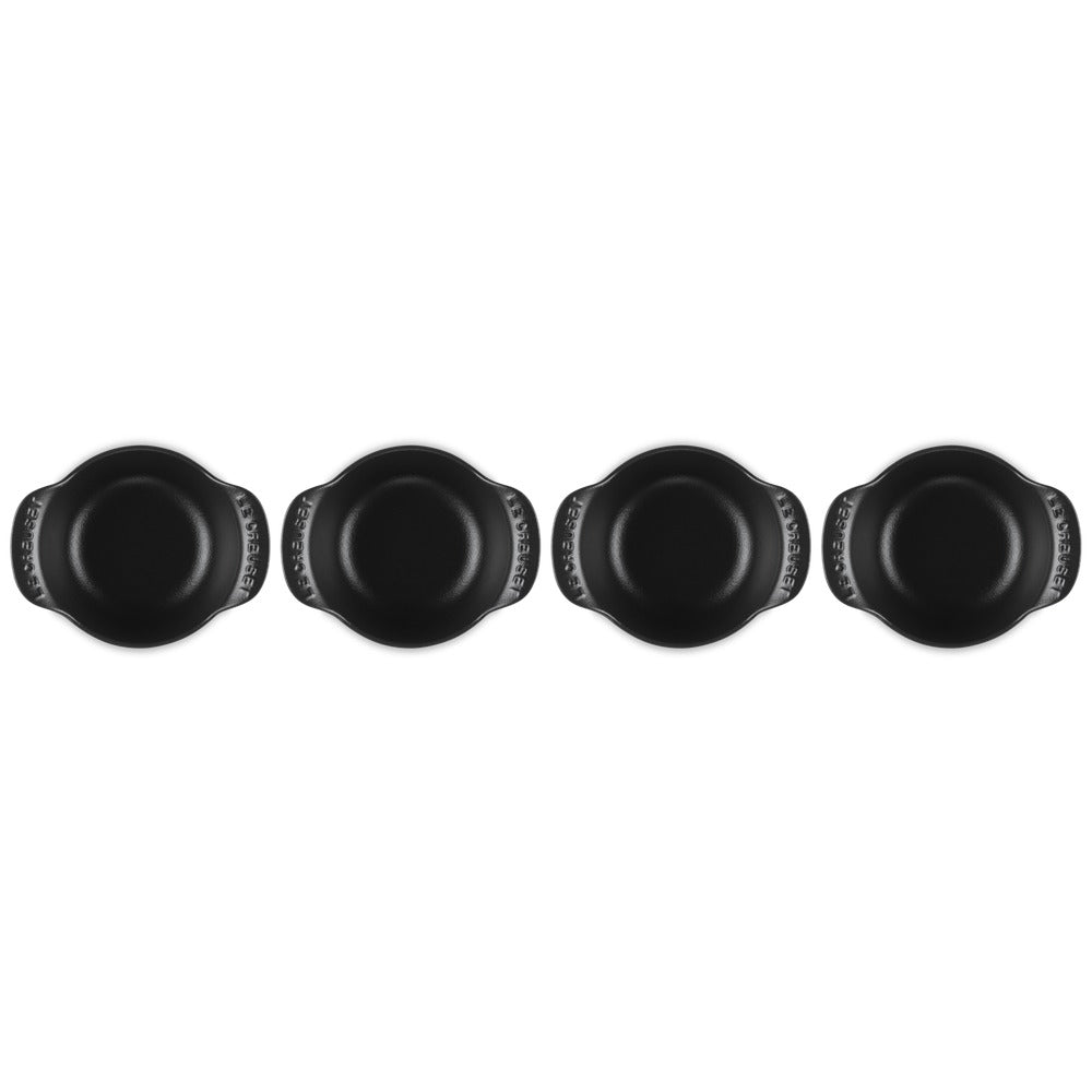 11 cm - Le Creuset Gourmand Mini Cocotte Con Tapa Set de 4 Pzas