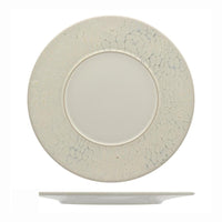 Mesa Ceramics Luz Plat Bord Met Rand Versierd In Porseleinsteengoed Set 6 St