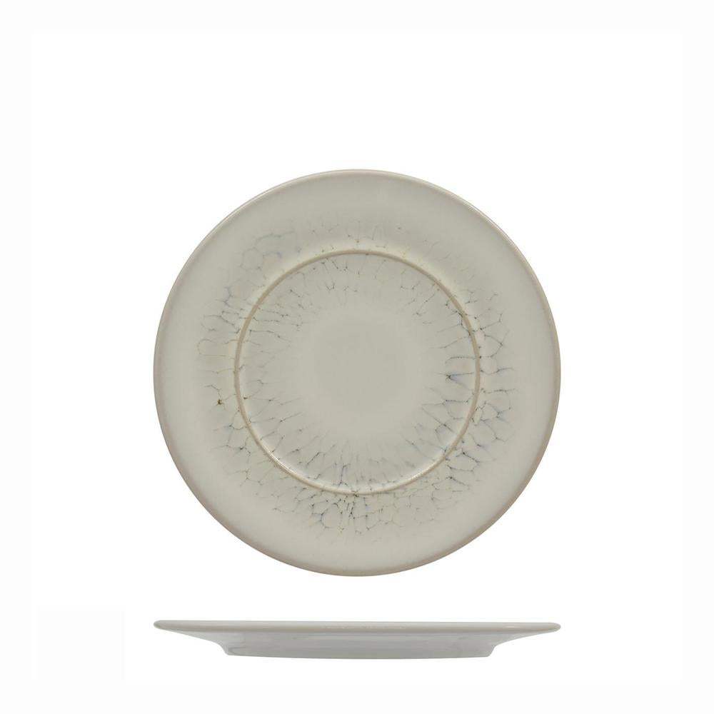 Mesa Ceramics Luz Plat Bord Met Rand Versierd In Porseleinsteengoed Set 6 St