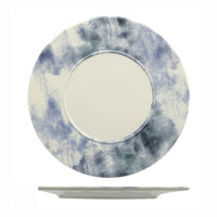 Mesa Ceramics Estoril Plato Plano Con Borde Decorado En Gres Porcelánico Set 6 Pz
