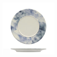 Mesa Ceramics Estoril Plato Plano Con Borde Decorado En Gres Porcelánico Set 6 Pz