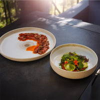 16 cm - Gemscape Sabbia Ensaladera de porcelana Set de 6 pz