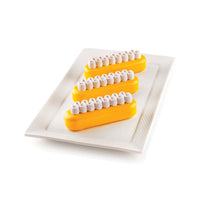 6 Formas - Silikomart Kit Pop Eclaire Molde Postres Doble En Silicona