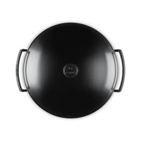 36 cm - Le Creuset Forme Speciali Wok In Ghisa Vetrificata Con Coperchio In Vetro