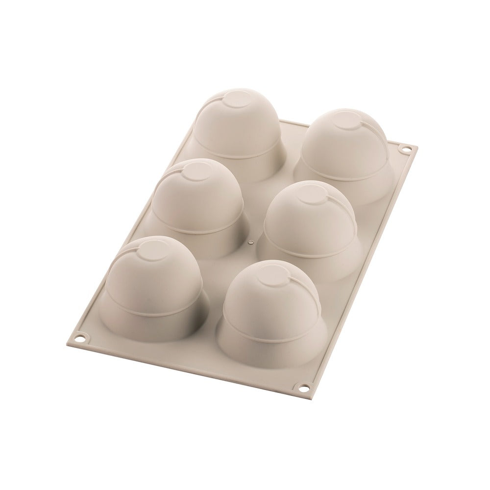 6 Vormen - Silikomart Ispirazioni Di Frutta Albicocca Realistisch Fruit Dessertvorm In Silicone