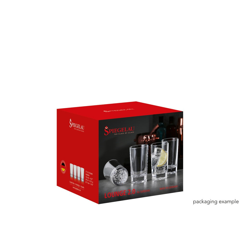 24.7 cl - Spiegelau Lounge 2.0 Frisdrankglas In Glas Cristallino - Set van 4 Stuks