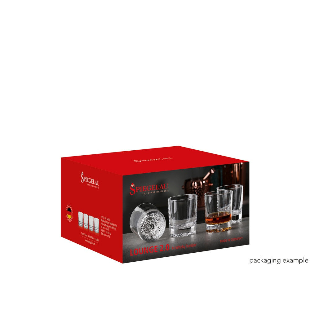30.9 cl - Spiegelau Lounge 2.0 Vaso Whisky En Vidrio Cristalino - Set de 4 Piezas