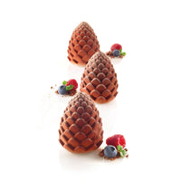 5 Formen - Silikomart Foresta & Ananas 110 Realistische Frucht-Dessertform aus Silikon