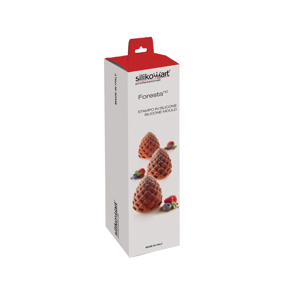 5 Formen - Silikomart Foresta & Ananas 110 Realistische Frucht-Dessertform aus Silikon