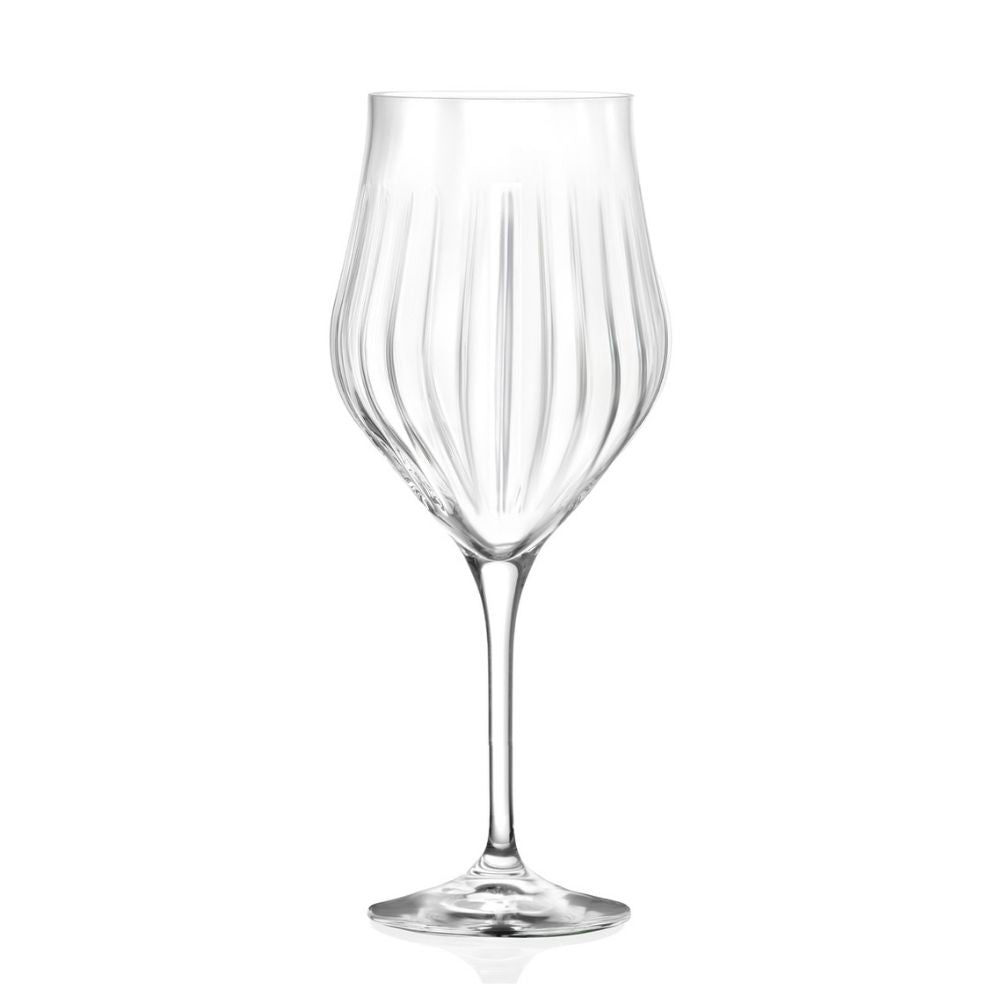 55 cl - RCR Cristalleria Italiana Timeless Red Wine Glass in Glass Set of 6 Pcs