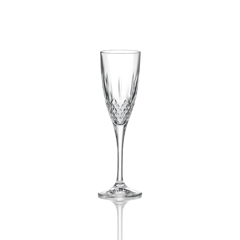 15,9 cl - RCR Cristalleria Italiana London copa flute cristal Luxion set 6 uds