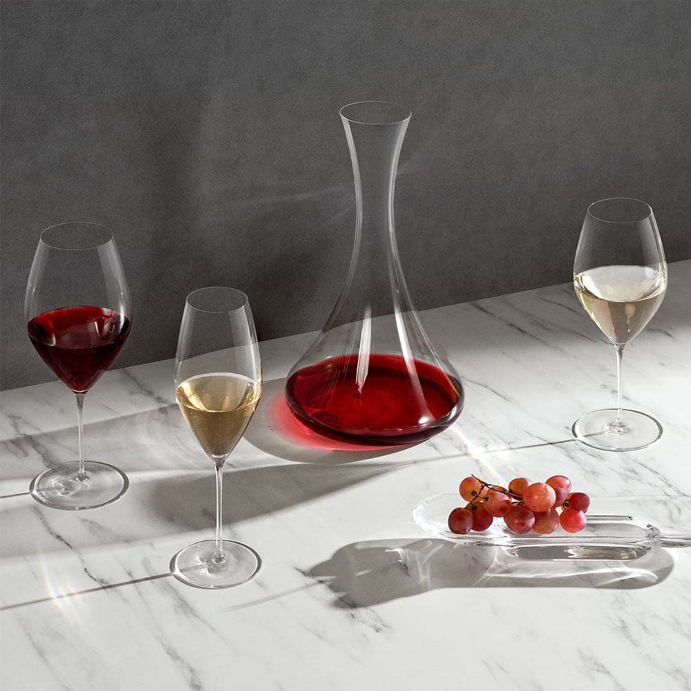 80 cl - Nude Grace Verre À Vin Rouge Stem Zero - En Verre - Lot de 2 Pièces