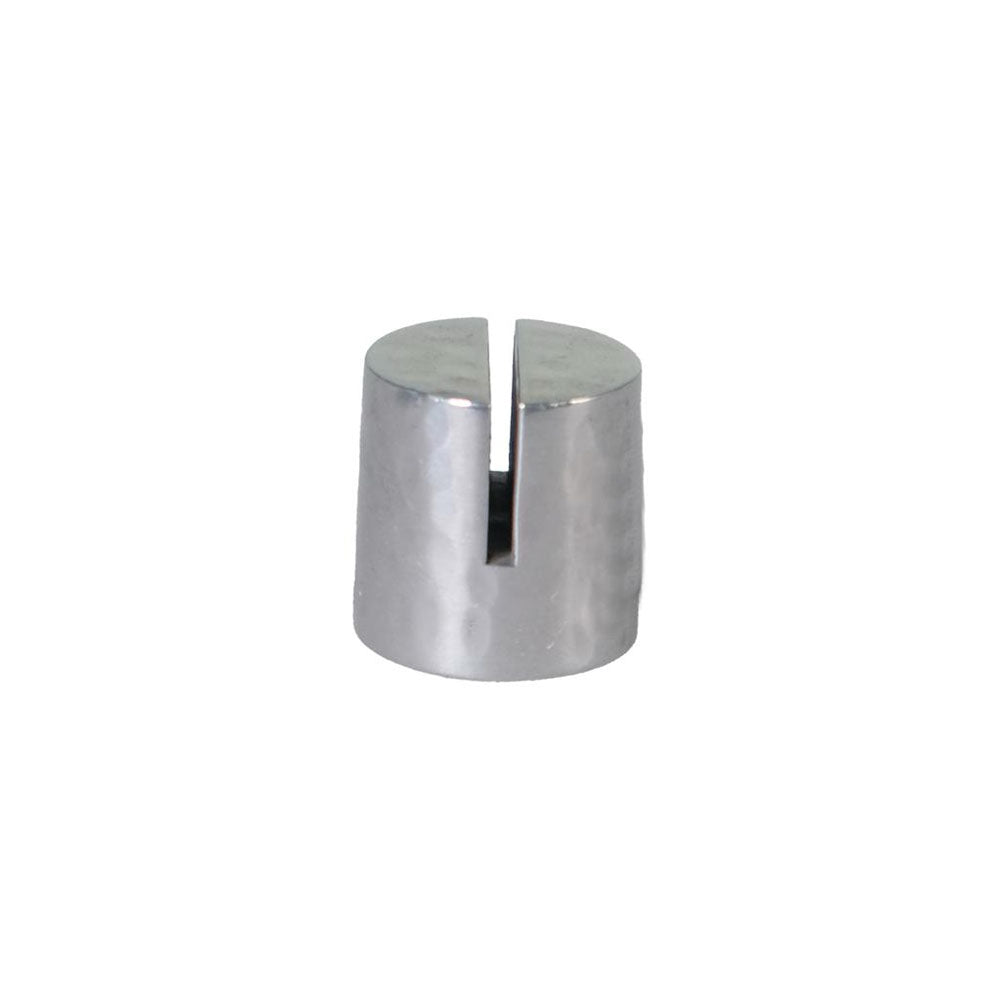 2.3 cm - Portofino Marcador De Lugar Redondo En Aluminio Martillado