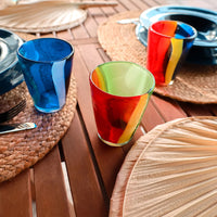 31 cl - Italesse Amazonicos Mouth-Blown Water Glass In Glass Set of 6 Pcs