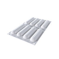 8 Formas - Silikomart Kit Eclaire Molde Postres En Silicona