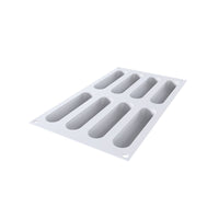 8 Formas - Silikomart Kit Eclaire Molde Postres En Silicona