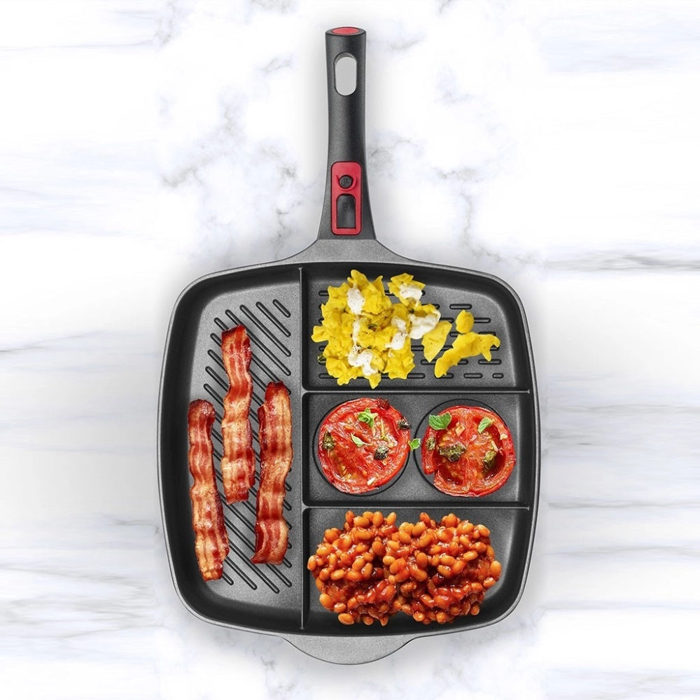 32x32 cm - Pintinox Pro Multipan Multi-Purpose Non-Stick Aluminum Pan With Detachable Bakelite Handle