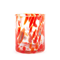 36 cl - H&H Veneziano Bicchiere Acqua In Vetro Colorato Set 6 Pz